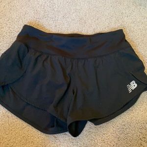 New balance black impact running shorts